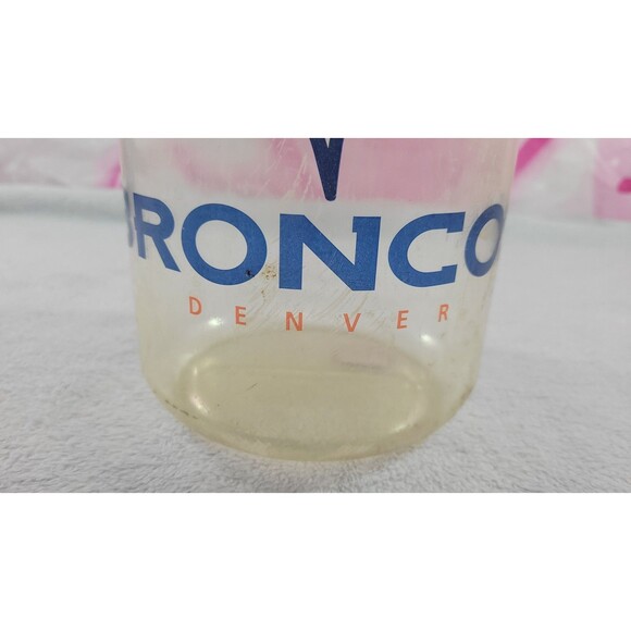 NFL Denver Broncos Football Helmet Coin Piggy Bank Collectible Soda Bottle - Picture 6 of 11